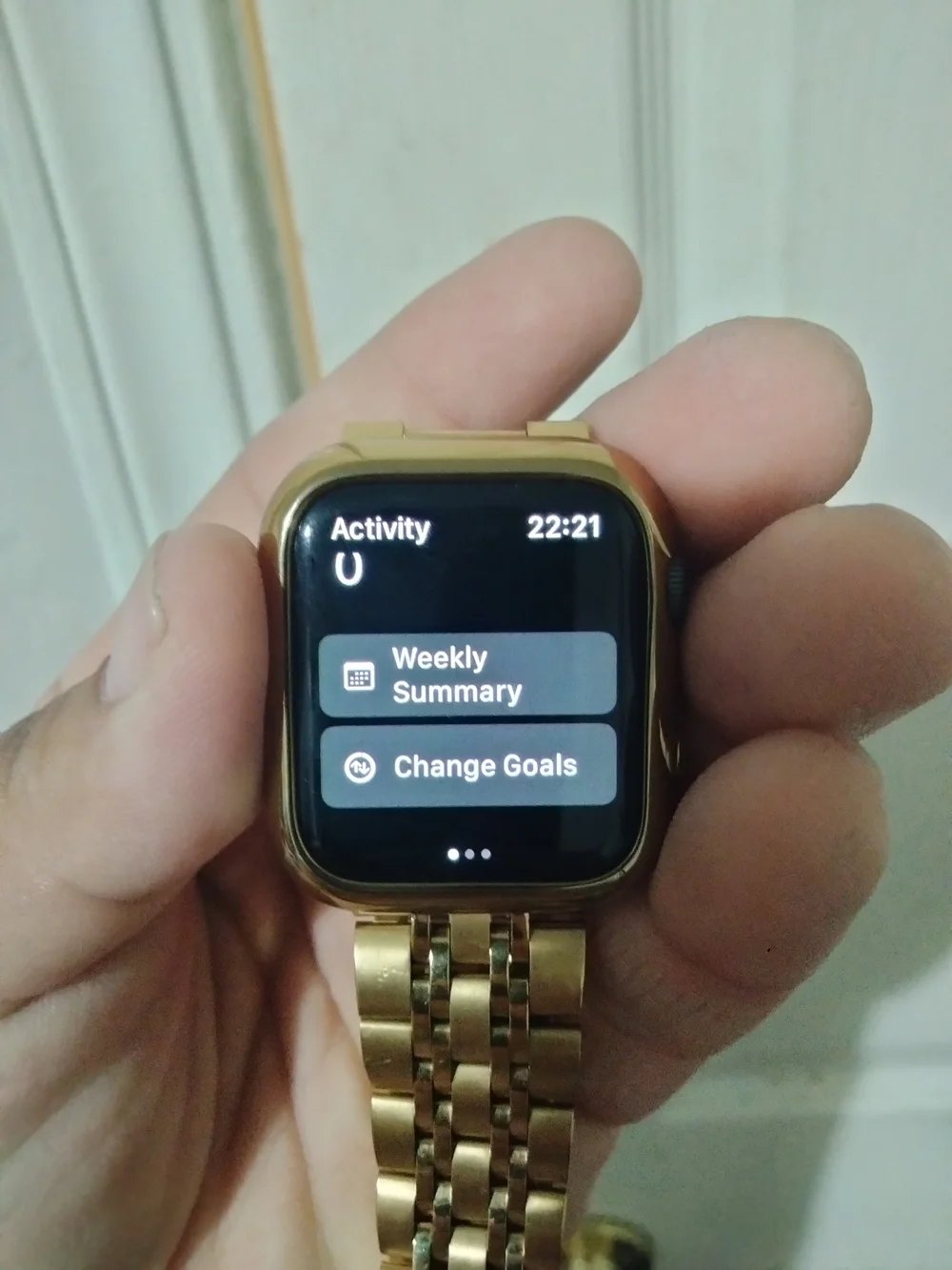 24K Gold Plated 44MM Apple Watch SERIES 4 Gold Links Band CUSTOM Free